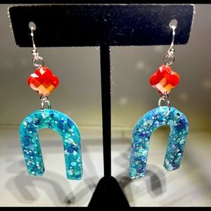 Resin Dangle Earrings